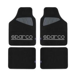 Sparco Golvmattor svart/grå