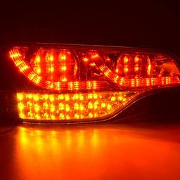 LED rear lamps red black Audi Q7