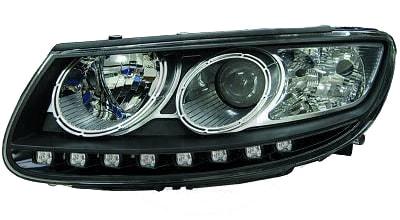 LED Headlights Black Hyundai Santa Fe