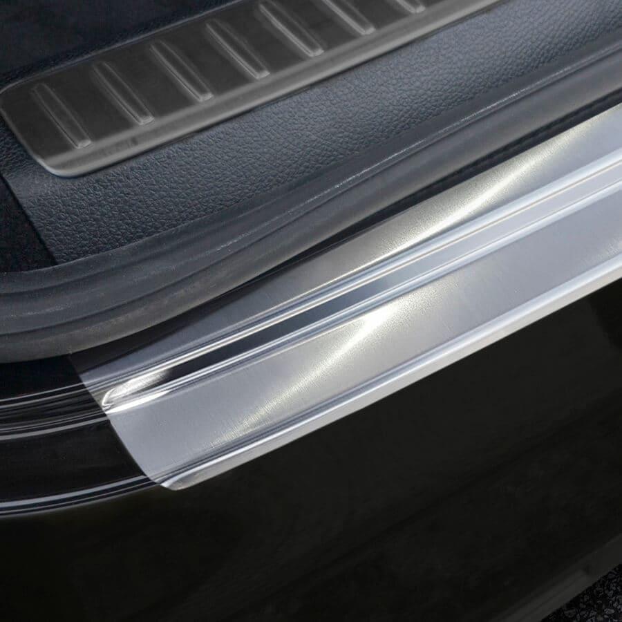 Brushed Steel Rear Bumper Protector Mercedes GLC Coupe (C253)