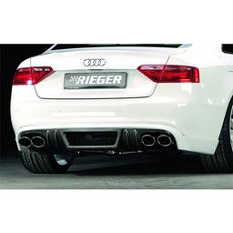Rear lower spoiler for Audi A5 carbon fiber look