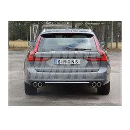 Ruostumaton sportti pako putkisto - Volvo S/V90