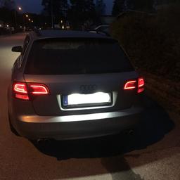 LED licence plate lights Audi