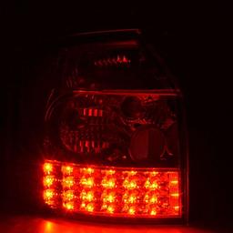 LED Baklampor Röd Svart Audi A4