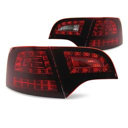 LED rear lamps dark red Audi A4 B7