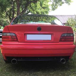 Baklamper Rød sort BMW E36