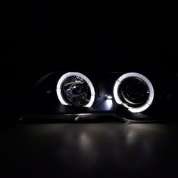 Angeleyes strålkastare Svart BMW E46