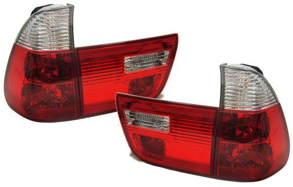 BMW X5 rear lamps Red/white