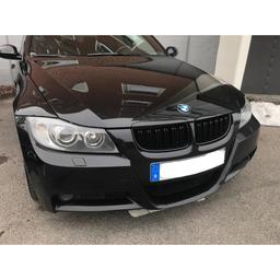 BMW E90 nyrer skinnende sort