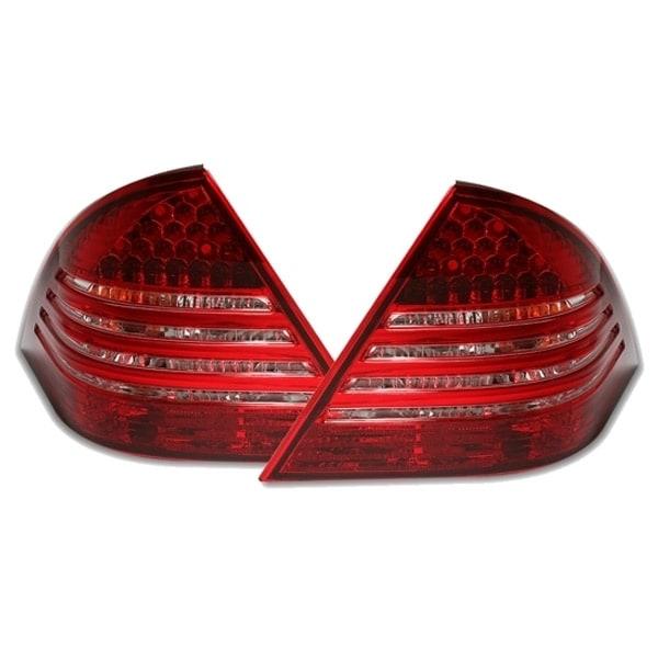 LED Baklampor Röd Vit Mercedes W203