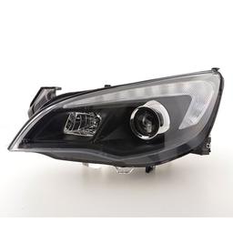 LED Headlights Black Opel Astra J