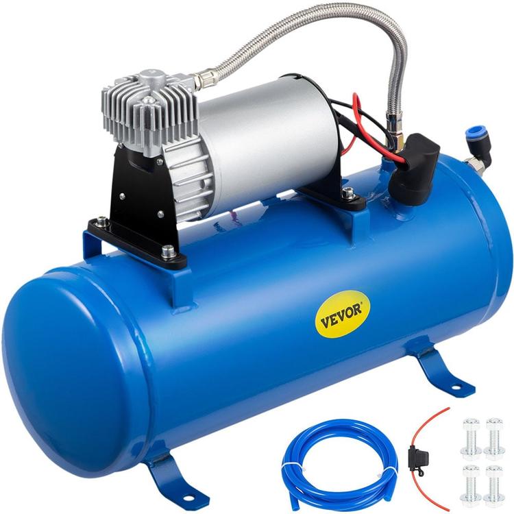 Compressor with tank