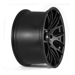 Complete wheel set of 3SDM 001 Black aluminium rim