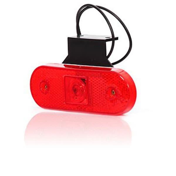 LED Positionsljus rött 12-24V