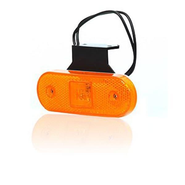 LED Sidemarkeringslys orange 12-24V