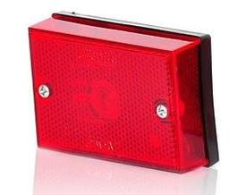 Positionsljus röd med reflex 12-24V Glödlampa