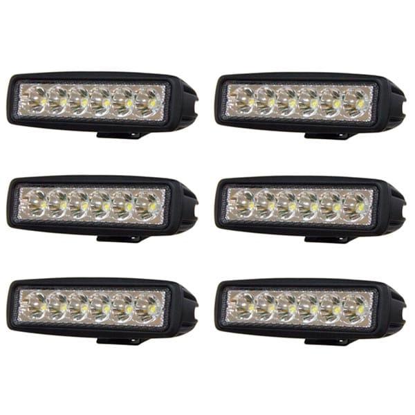 6 pack LED Arbetslampa 6st led Strands Lighting Division