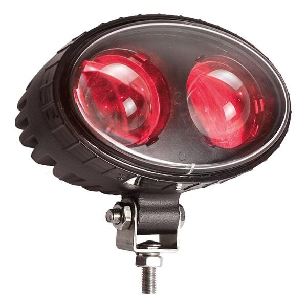 Trucklampa 10-100V 8W Röd LED