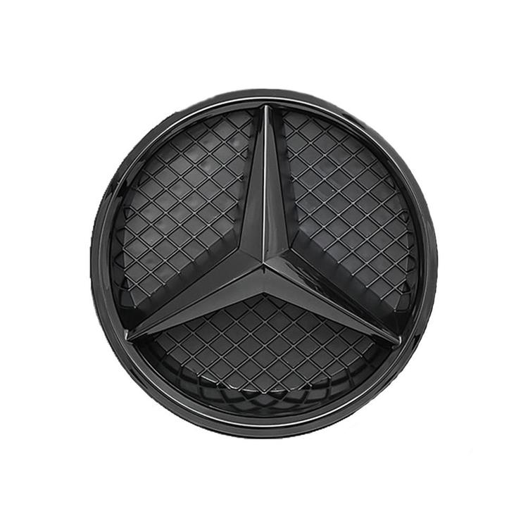 Glanssvart Mercedes-Emblem