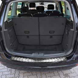 Lastebeskyttelse børstet stål Seat Alhambra & VW Sharan II