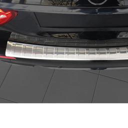 Brushed Steel Rear Bumper Protector Mercedes W213 Station Wagon