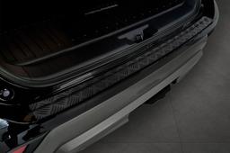 Læssekantbeskytter sort børstet aluminium til Toyota Highlander IV (XU70)