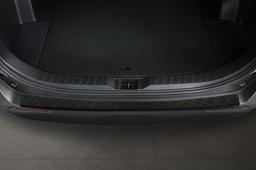 Læssekantbeskytter sort børstet aluminium til Toyota Highlander IV (XU70)