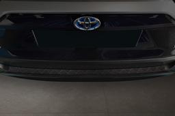 Læssekantbeskytter sort børstet aluminium til Toyota RAV4 V Generation/Hybrid