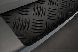 Læssekantbeskytter sort børstet aluminium til Opel Vivaro III / Zafira Life