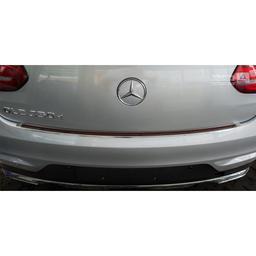 Lastskydd krom och kolfiber med röda detaljer till Mercedes GLE coupe (C292)