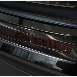 Lastskydd svart borstat stål och kolfiber med röda detaljer till BMW X6 F16