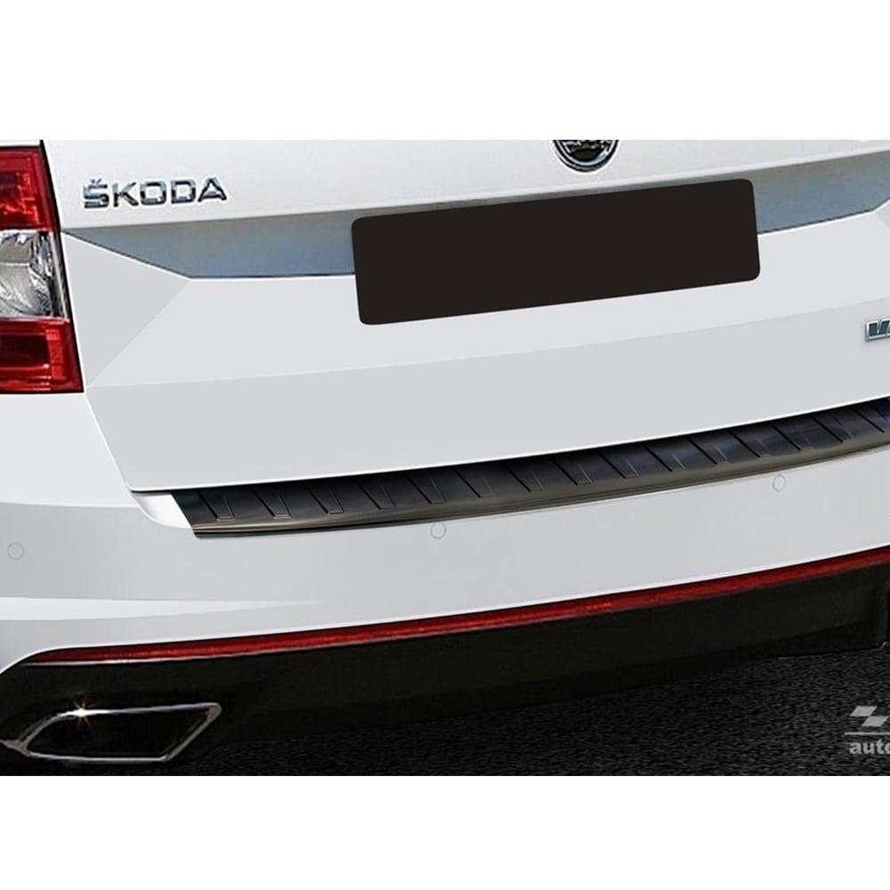 Lastebeskytter sort børstet stål Skoda Octavia RS Stasjonsvogn