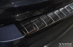 Lastebeskytte sort børstet stål til BMW F31 Touring