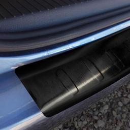 Lastebeskytte sort børstet stål til VW Touran
