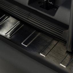 Læssekantbeskytter sort børstet stål VW Caddy
