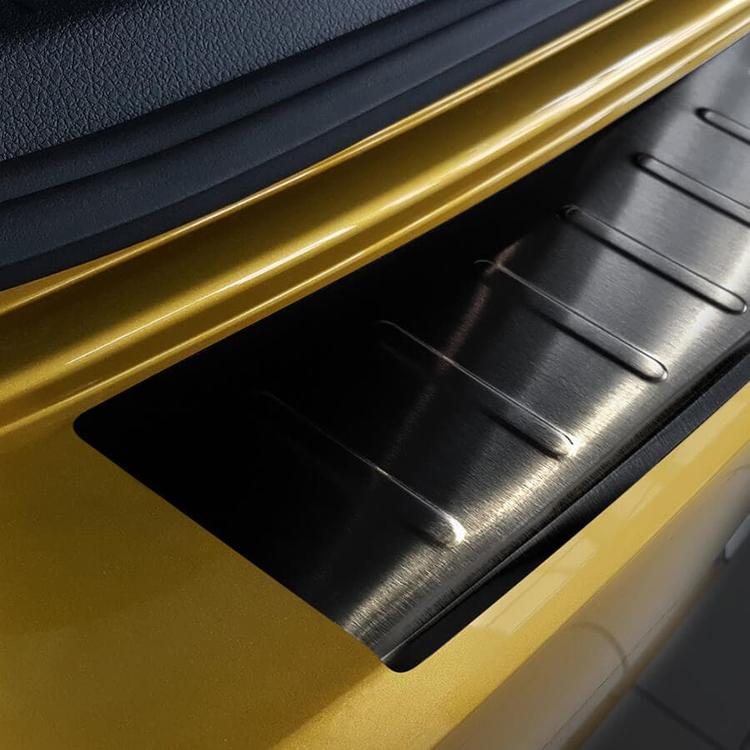 Læssekantbeskytter sort børstet stål til VW Golf VII hatchback 5-dørs