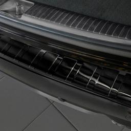 Black Brushed Steel Rear Bumper Protector Mercedes W213 Station Wagon