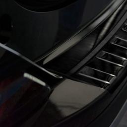 Black Brushed Steel Rear Bumper Protector Toyota RAV4