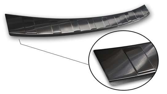 Læssekantbeskytter sort børstet stål Mitsubishi Space Star 5D