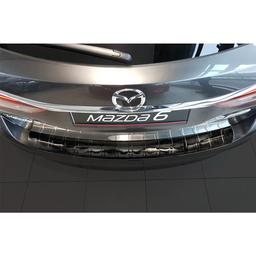 Lastskydd svart borstat stål till Mazda 6