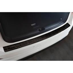 Black Carbon Fiber Rear Bumper Protector Audi Q2
