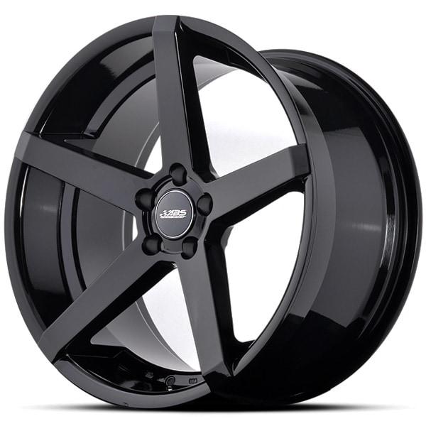 Complete wheel set of  ABS 355 Glossy black
