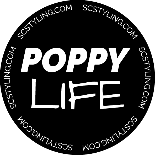 Round Sticker Poppy Life