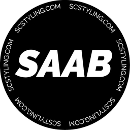Rund dekal - Saab