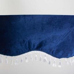 Curtain for windshield blue/white