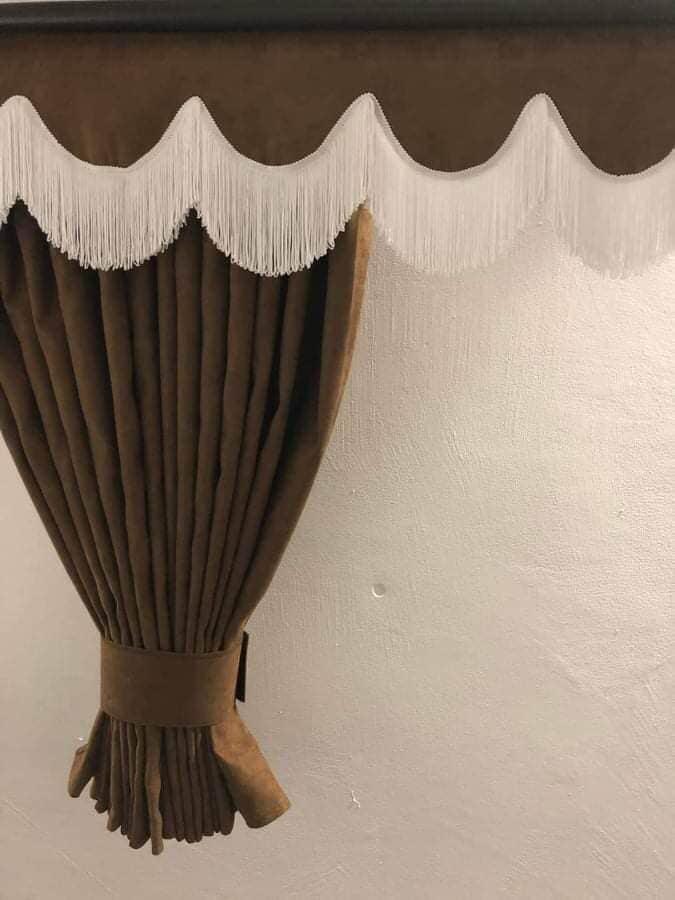 Brown Side Curtains