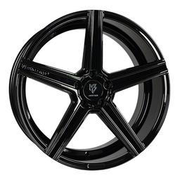 Complete wheel set of MB Design KV1 Glossy black