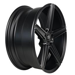 Complete wheel set of MB Design KV1 Matt black