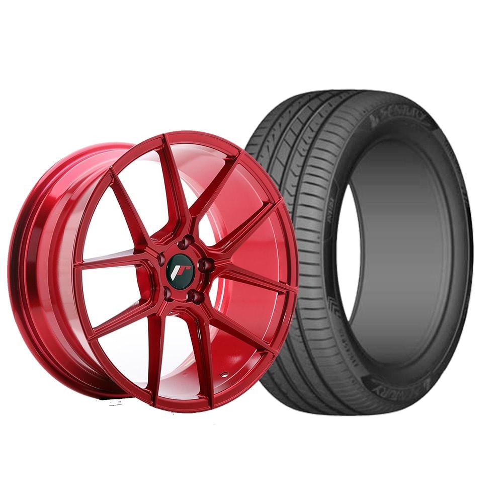 Complete wheel set of JR30 Platinum Red