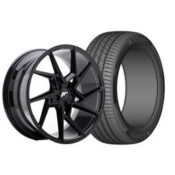 Complete wheel set of JR33 Black
